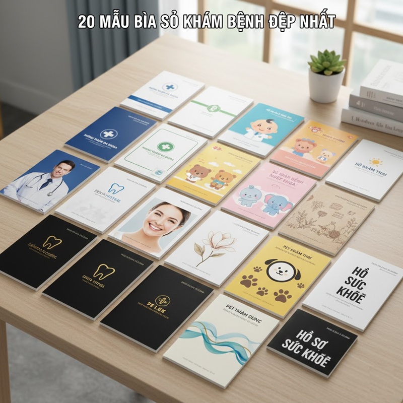 20 mẫu sổ khám bệnh đẹp 20 mẫu sổ khám bệnh đẹp