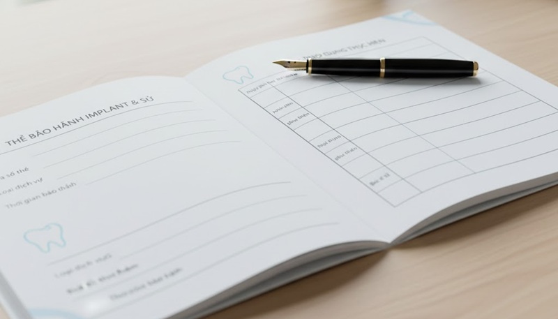 Bảng lịch hẹn tái khám trong sổ nha khoa Bảng lịch hẹn tái khám trong sổ nha khoa