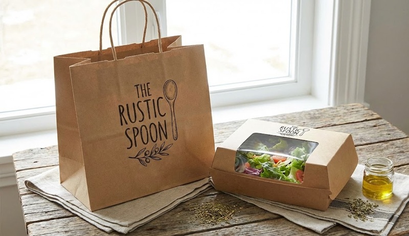 Bao bì giấy Kraft thân thiện môi trường phong cách Vintage