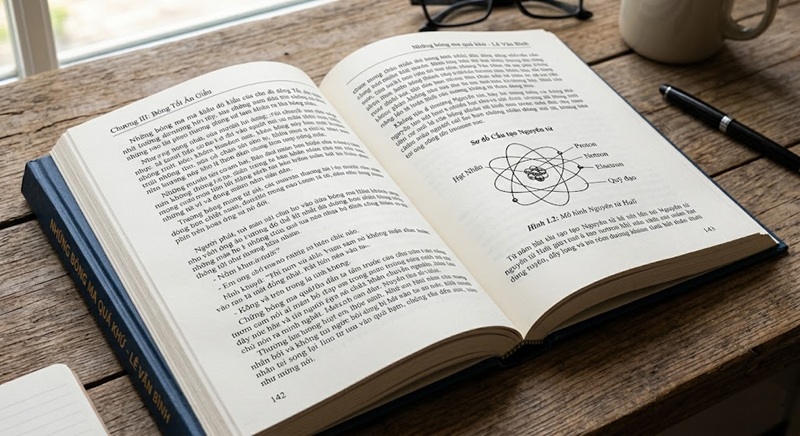 Dịch vụ báo giá in sách trắng đen giá rẻ, chất lượng chữ sắc nét trên nền giấy Ford chống mỏi mắt.