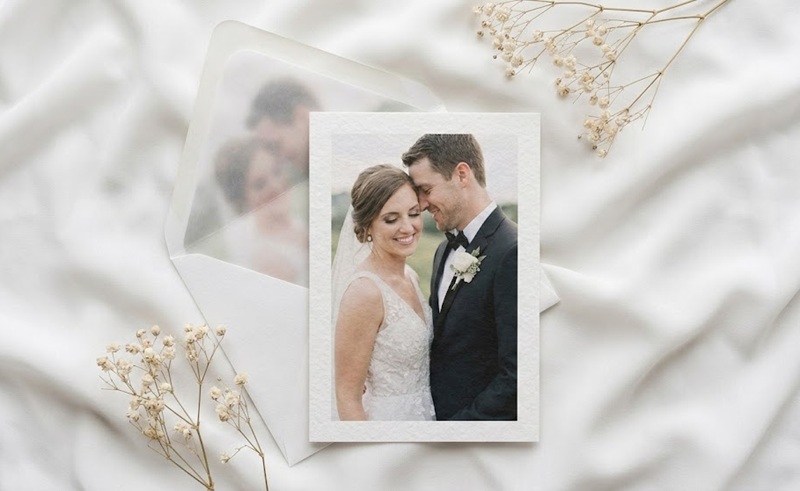 Bộ thiệp cưới in ảnh trên nền giấy mỹ thuật cao cấp gân sần Bộ thiệp cưới in ảnh trên nền giấy mỹ thuật cao cấp gân sần