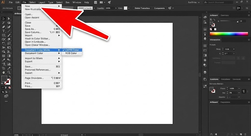 Hướng dẫn chuyển hệ màu sang CMYK trong thiết kế in ấn