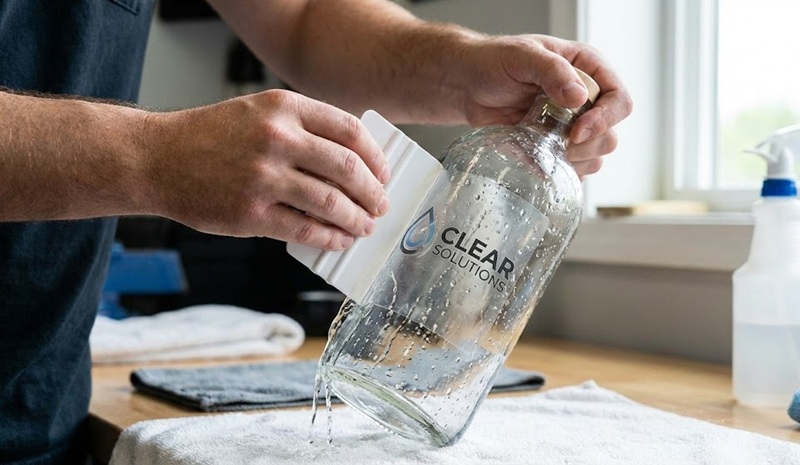 Cách dán decal nước lên chai thủy tinh không để lại bọt khí Cách dán decal nước lên chai thủy tinh không để lại bọt khí