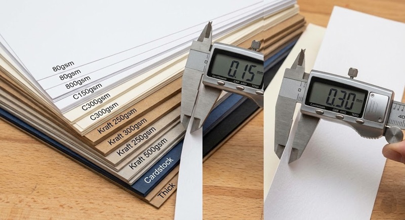 Cách chọn định lượng giấy gsm cho bìa và ruột catalogue