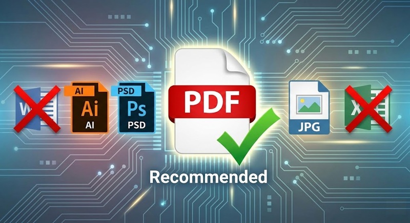 Các định dạng file in ấn được chấp nhận tại In Ấn Hoàng Nam