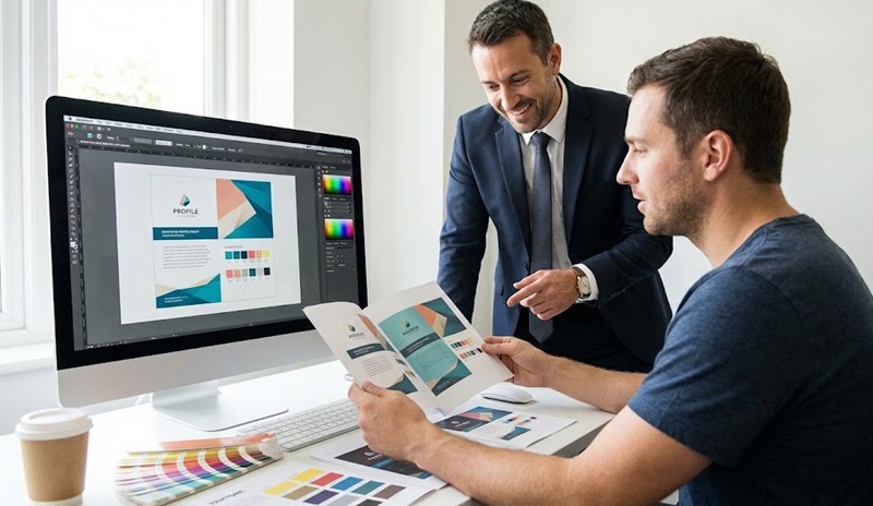 Duyệt màu in profile công ty trước khi sản xuất