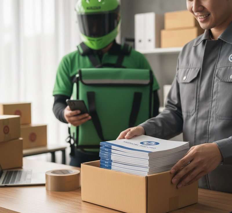 Giao hàng sổ khám bệnh in nhanh trong ngày