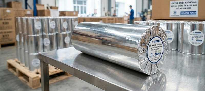 Giấy in nhiệt bọc bạc cao cấp chống ẩm và phai màu