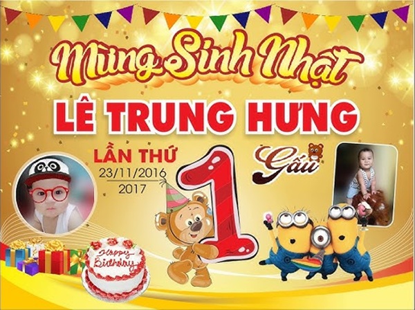 Mẫu in backdrop sinh nhật đẹp
