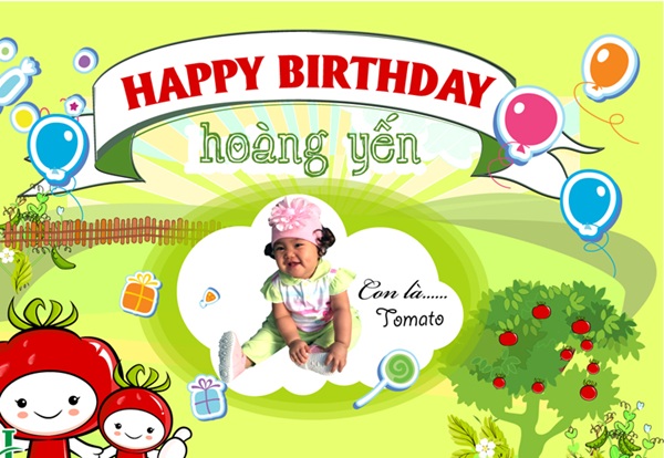 Các loại backdrop sinh nhật phổ biến