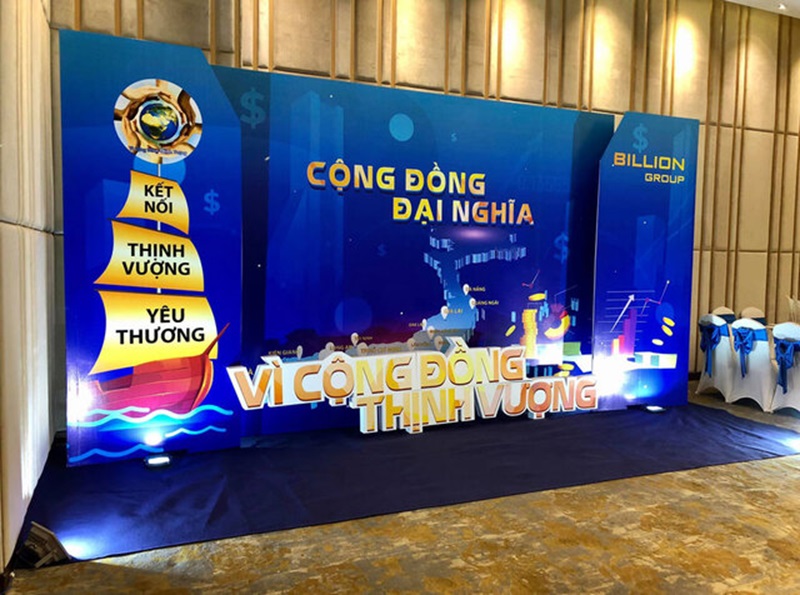 Tầm quan trọng của backdrop trong sự kiện