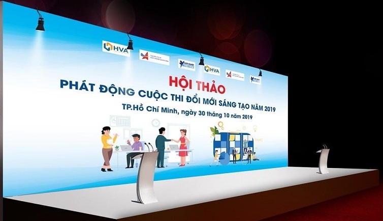 Mẫu backdrop sự kiện đẹp