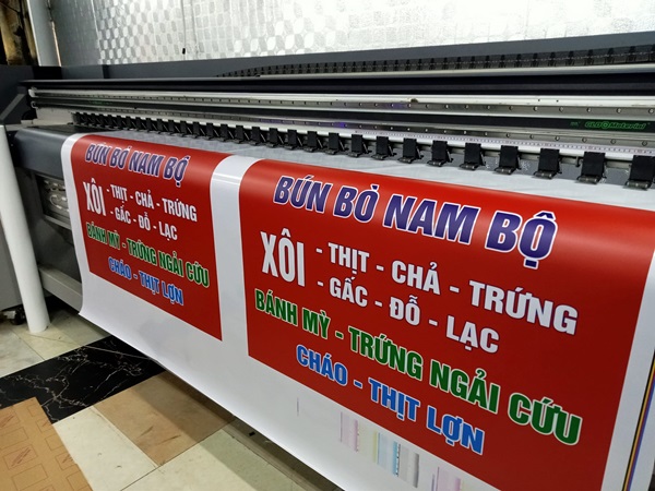 Mẫu bạt quảng cáo đẹp thu hút khách hàng