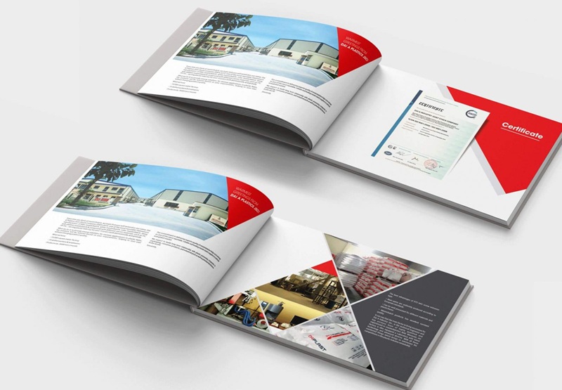 Mẫu in catalogue brochure