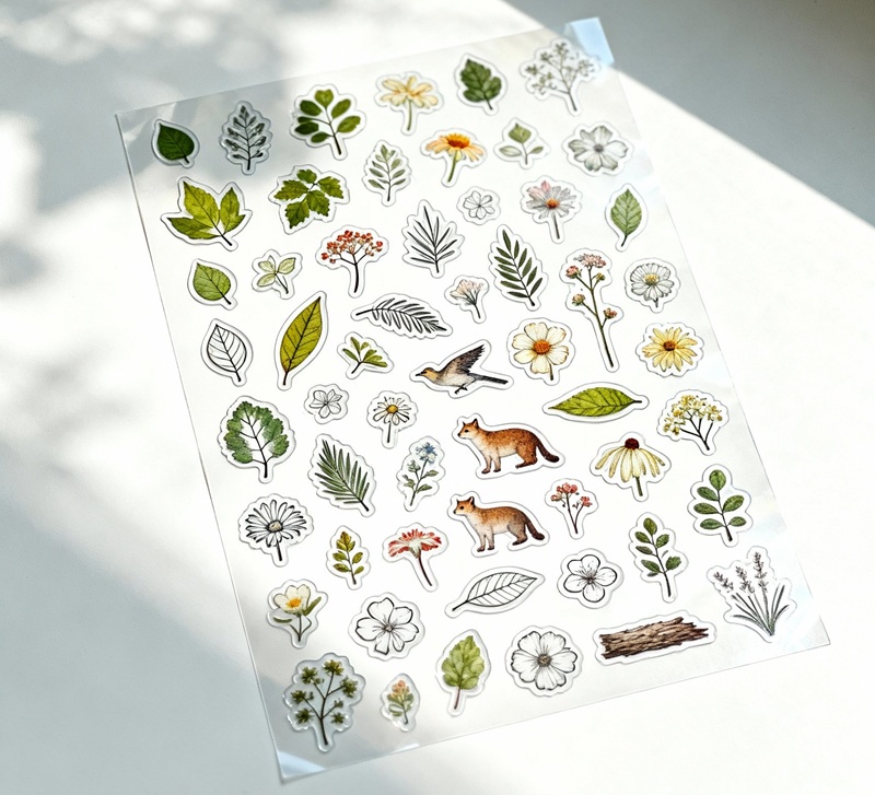 In decal bế demi sẵn trên tờ A3 giá rẻ