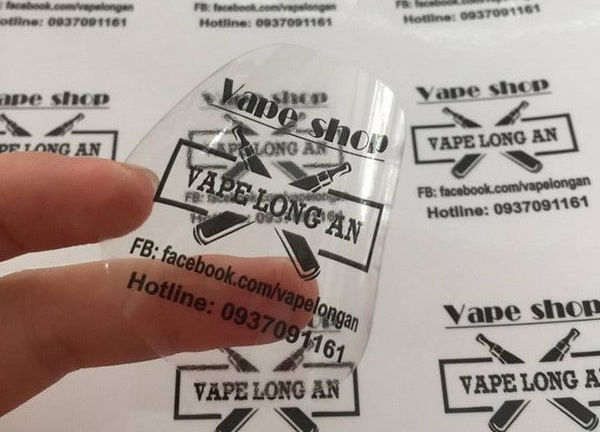 mẫu in decal nhựa trong đẹp giá rẻ