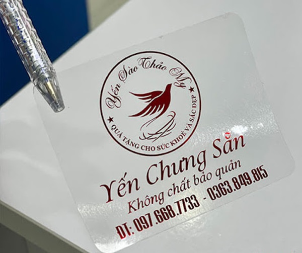 mẫu in decal nhựa trong đẹp giá rẻ