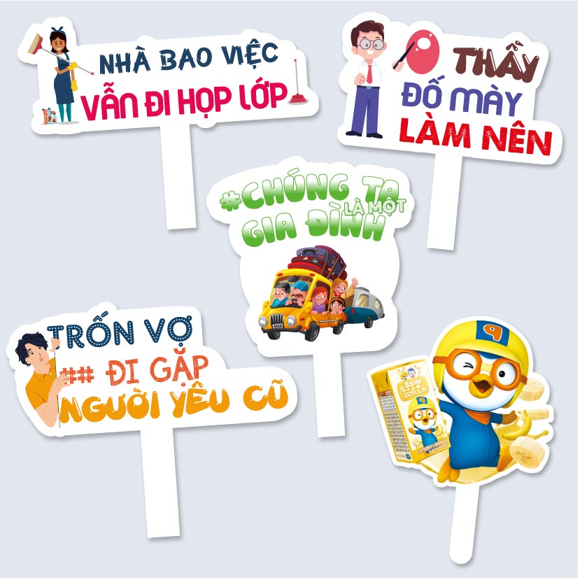 Những mẫu in hashtag cầm tay đẹp