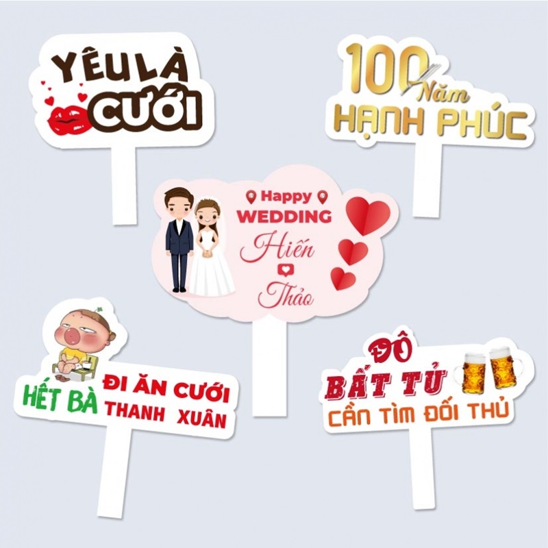 Những mẫu in hashtag cầm tay đẹp