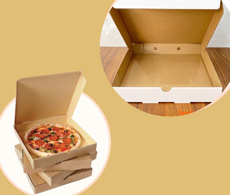 Các loại hộp đựng pizza phổ biến