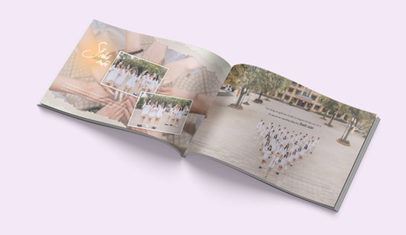 Mẫu in kỷ yếu Yearbook đẹp