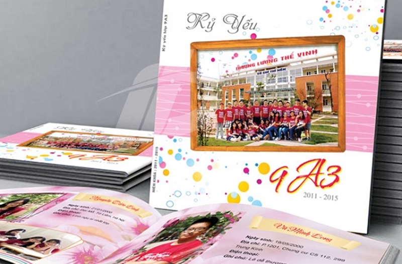 Mẫu in kỷ yếu Yearbook đẹp