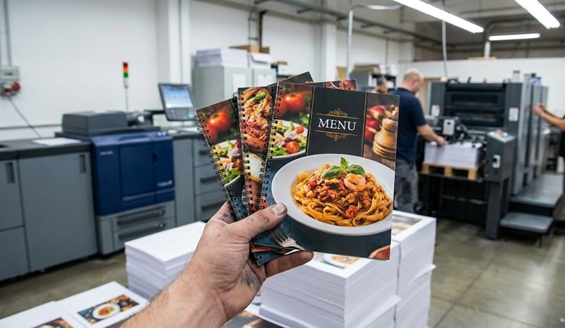 Nhận in menu số lượng ít dù chỉ 1 cuốn