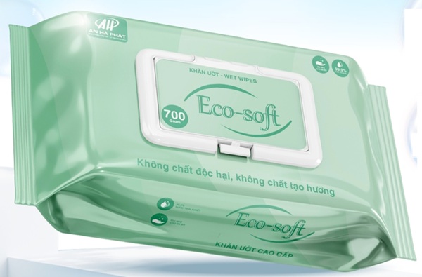 Mẫu in nhãn decal khăn ướt