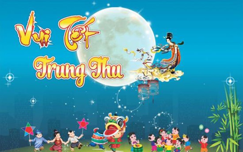 Mẫu in phông bạt trung thu