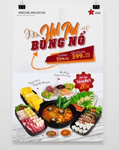 Mẫu in poster quảng cáo đẹp