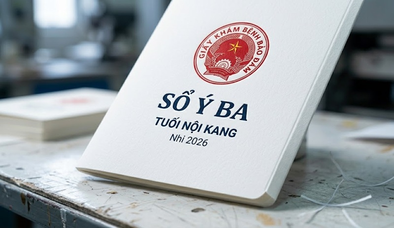 Quy trình in ấn sắc nét sau khi hoàn thiện thiết kế sổ y bạ