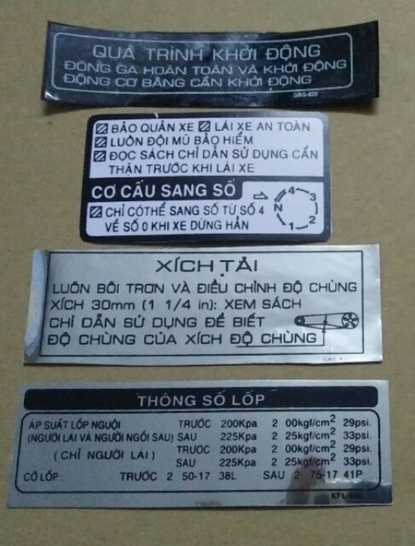 Những lưu ý khi sử dụng tem decal nhôm