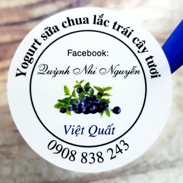 Mẫu in tem nhãn trà sữa đẹp