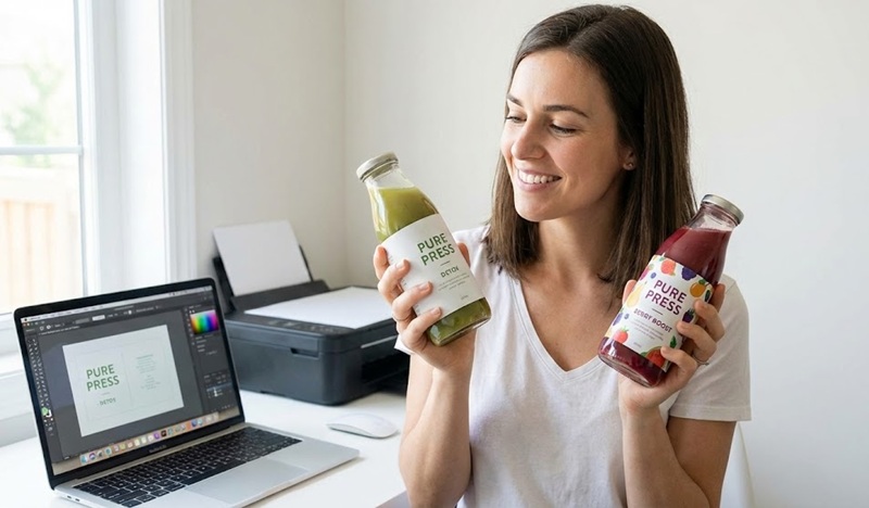 In thử nghiệm nhiều mẫu tem decal khác nhau để test thị trường