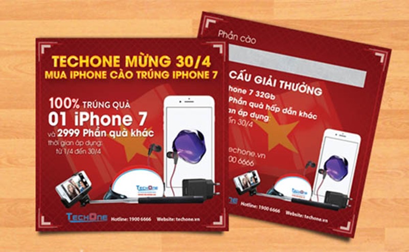 Mẫu in thẻ cào khuyến mãi