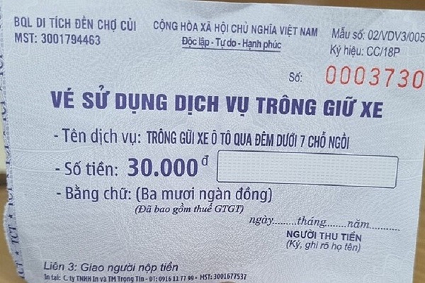 Những lưu ý khi thiết kế và in vé giữ xe