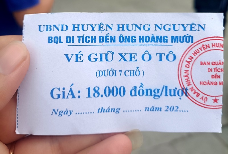 In vé gửi xe có đắt không