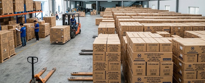 Kho giấy in hóa đơn giá sỉ số lượng lớn tại TP.HCM