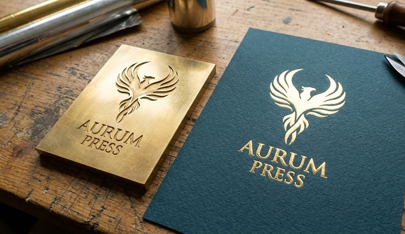 Khuôn đồng ép kim và thành phẩm in ấn sang trọng Khuôn đồng ép kim và thành phẩm in ấn sang trọng