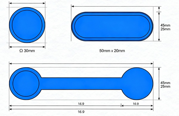 Các hình dạng kích thước tem niêm phong thông dụng Các hình dạng kích thước tem niêm phong thông dụng