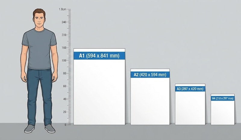 Các kích thước khổ giấy in poster thông dụng