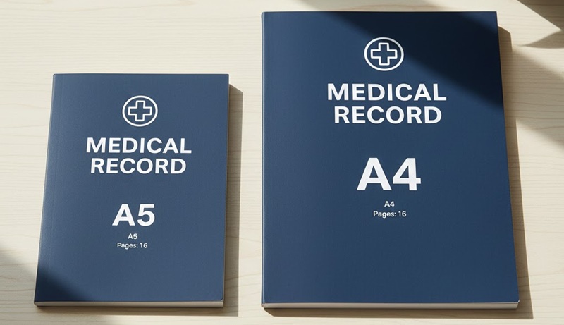 Chọn kích thước chuẩn A5 để tiết kiệm giấy in