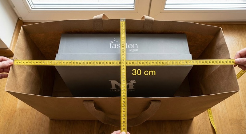 Kích thước túi giấy ngang phù hợp cho shop thời trang Kích thước túi giấy ngang phù hợp cho shop thời trang