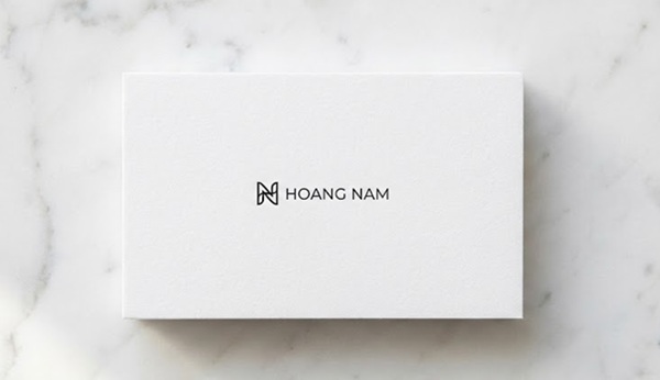 Mẫu thiết kế danh thiếp tối giản phong cách Minimalism
