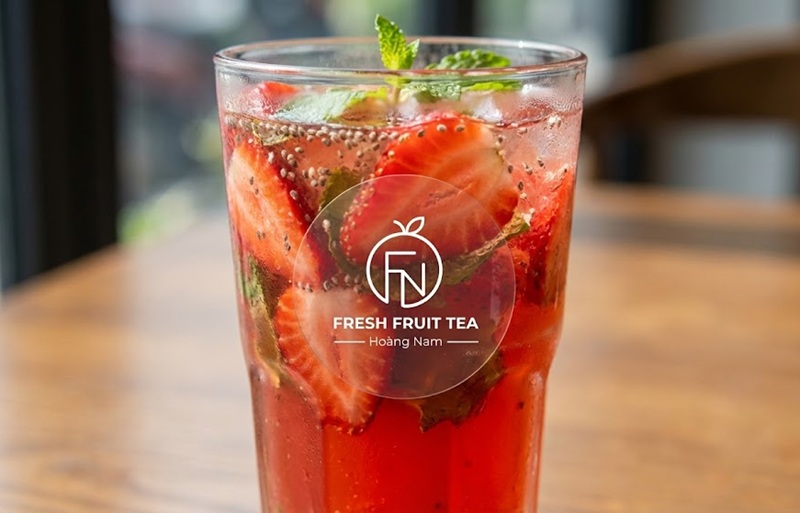 Mẫu in decal trong dán ly trà sữa đẹp sang trọng