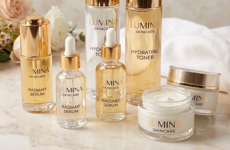 Mẫu in tem nhãn mỹ phẩm decal trong đẹp