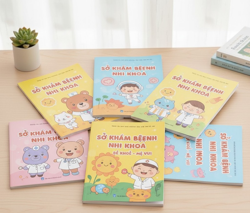 Mẫu bìa sổ khám bệnh nhi khoa dễ thương Mẫu bìa sổ khám bệnh nhi khoa dễ thương