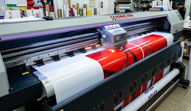 Máy in bạt hiflex khổ lớn công nghệ mới nhất 2026 Máy in bạt hiflex khổ lớn công nghệ mới nhất 2026