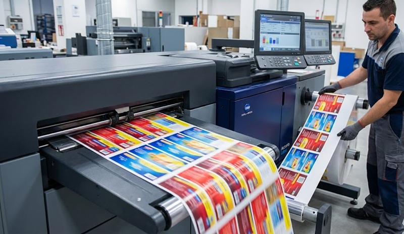 Máy in nhanh tem nhãn kỹ thuật số công nghệ mới Máy in nhanh tem nhãn kỹ thuật số công nghệ mới