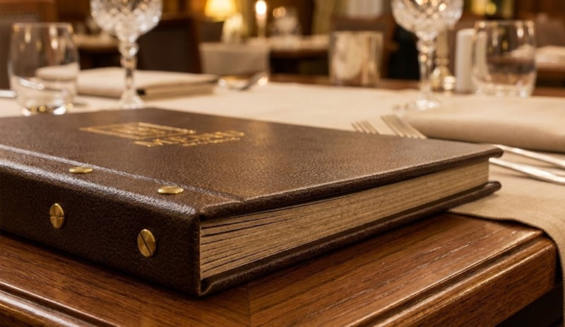 Mẫu menu bìa bồi carton lạnh cứng cáp sang trọng Mẫu menu bìa bồi carton lạnh cứng cáp sang trọng